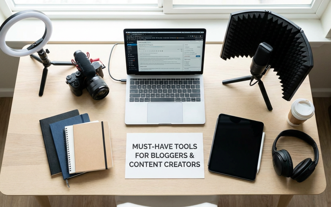 Must-Have Tools for Bloggers and Content Creators Who Want to Work Smarter