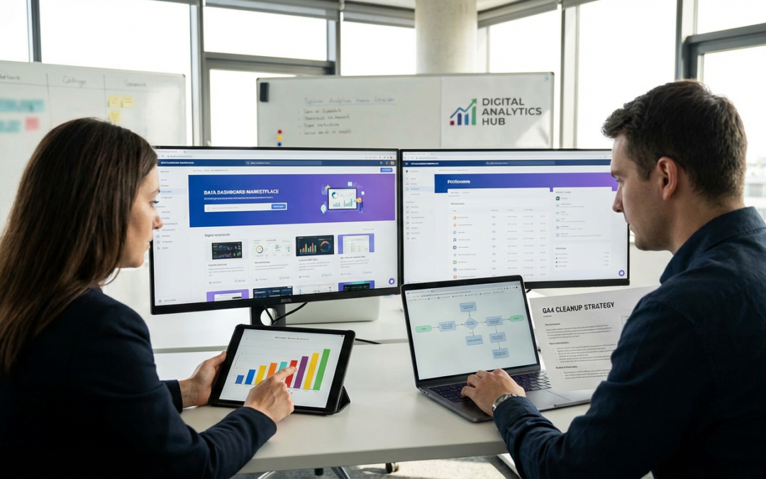 12 Beginner-Friendly Marketplaces for Data Dashboards & GA4 Cleanup